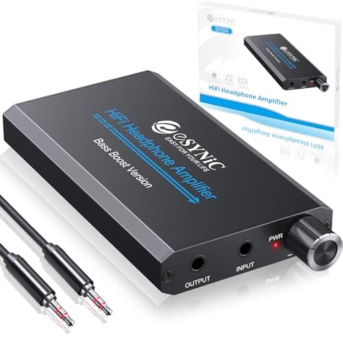 eSynic 16~300Ω Portable Headphone Amplifier With Bass Gain
