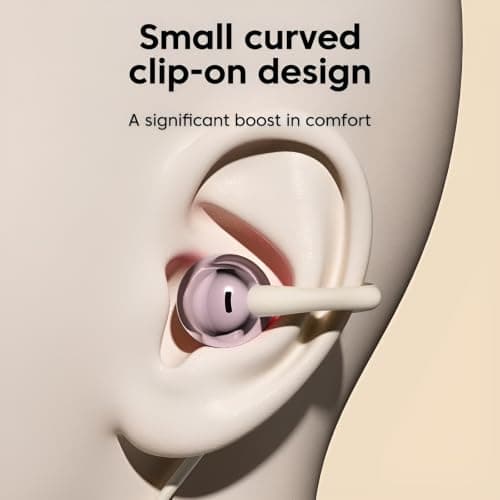 3.5mm/Type-C Wired Headphones, Perfect for Sleeping, Snoring, Travel, Meditation, Relaxation, Ear Clip Type Not In Ear HiFi Wire Control With Microphone Earphones — view 5