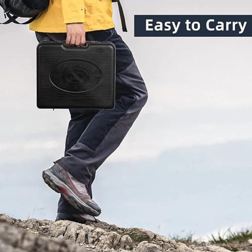 Top Home Solutions® Camping Stove - Portable Gas Stove Black With Carry Case & 4 Butane Gas Canisters, Heat Control, EN417 Compliant, Auto Ignition, Camping Cooker for Picnic, Garden & Outdoor — view 6