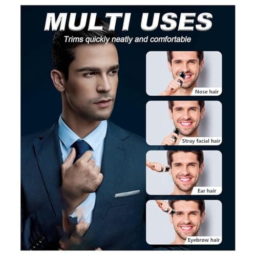 Juinrinet Nose Hair Trimmer Portable Size for Travel — view 4