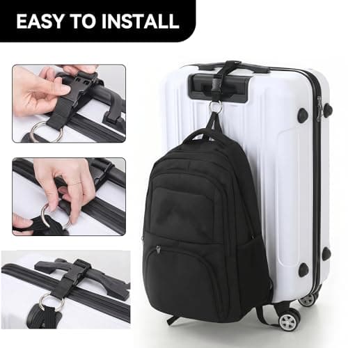 3 Pcs Add a Bag Luggage Straps Jacket Holder Strap — view 6