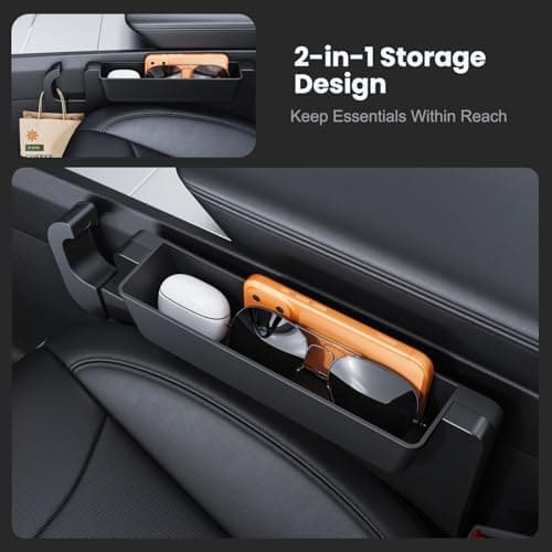 Tesla Model Y 3 Steering Wheel Desk Tray Car Laptop Seat Gap Organizer — view 2