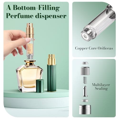 Perfume Atomiser 10ML Travel Perfume Bottle 2PCS Atomiser Spray Bottle — view 2
