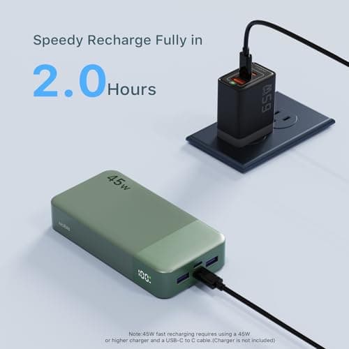 NOBIS Power Bank Fast Charging 45W 20000mAh Portable Charger — view 5
