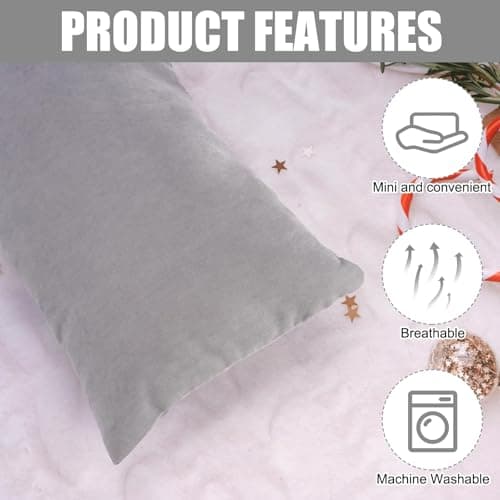 Mini Pillow for Travel, 28 x 17.8 cm Small Pillow for Neck Waist and Pets — view 4