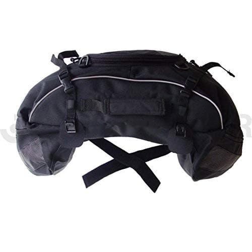 Motorcycle Maxi Tail Bag 50L Large Soft Tail Motorbike Rear Seat Luggage BikeTek — view 3