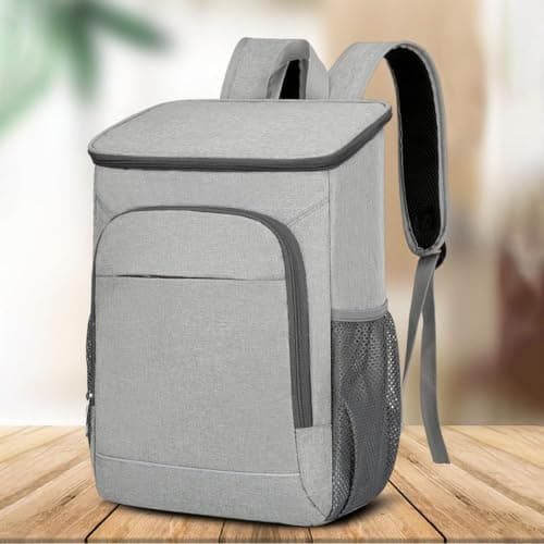 Insulated Backpack with Reflective Strip Waterproof — view 2