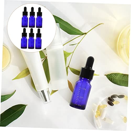 Glass Dropper Bottles with Scale 6 Pack 10ml for Essential Oils — view 2