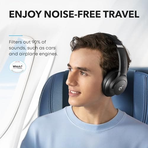 soundcore Anker Q20i, Hybrid Active Noise Cancelling Foldable Headphones — view 2