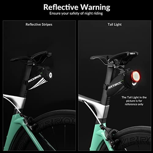 ROCKBROS Bike Saddle Bag with Quick Release, Universal Fit, 0.5L — view 4