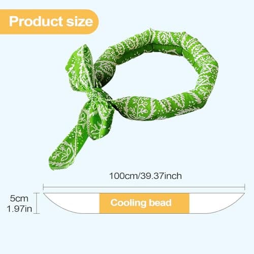 Cooling Bandana for Dogs,Absorbent Instant Cooling Towel | Summer Dog Cat Ice Neck Scarf - for Small Medium Large Breeds Puppy Kitten Home Travel Outdoor Hiking Camping — view 5