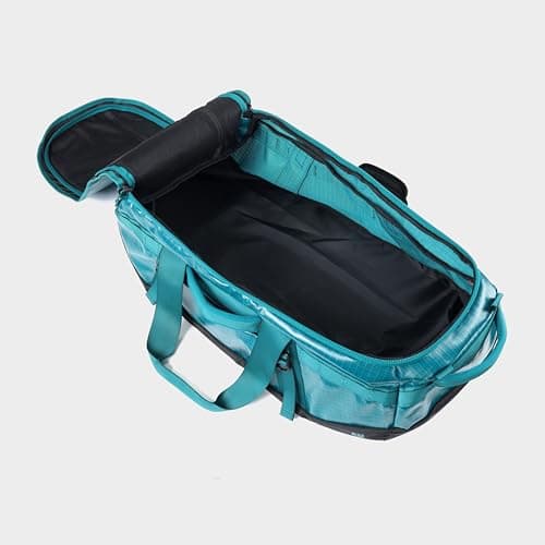OEX Ballistic Ultra Duffel Bag, 65L, Polyester Ripstop with TPU Coating, for Travel and Outdoor Use, Adjustable Detachable Shoulder Straps, 64x27x30cm (Turquiose, 65 Litre) — view 6