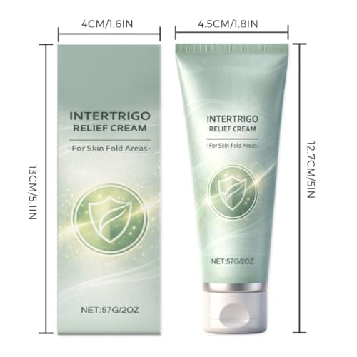 Intertrigo Cream & Chafing Cream, Gentle Moisturizing Body Lotion With Arginine & Zinc Oxide, 57g Travel-size For Dry Skin, Boxed intertrigo chafing gentle moisturising body lotion — view 4
