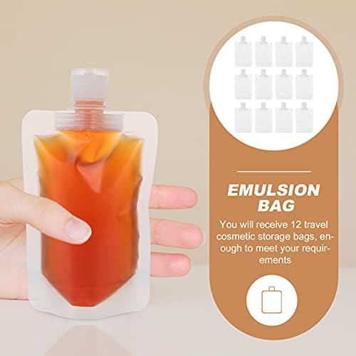 Leakproof Cosmetic Containers 100ml Plastic Travel Refillable 12 Pack — view 5