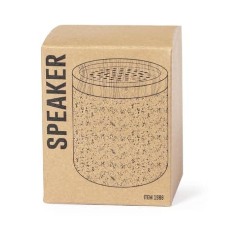 Sawfish Personalised Speaker Mirintex Portable Cork & Bamboo Bluetooth Speaker – Type-C Charging, Rechargeable, Natural Design — view 3