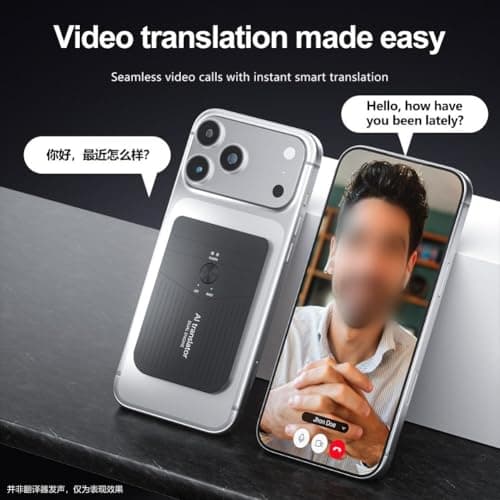 AI Language Translator Device: 140+ Languages, Magnetic Charging, Perfect — view 6