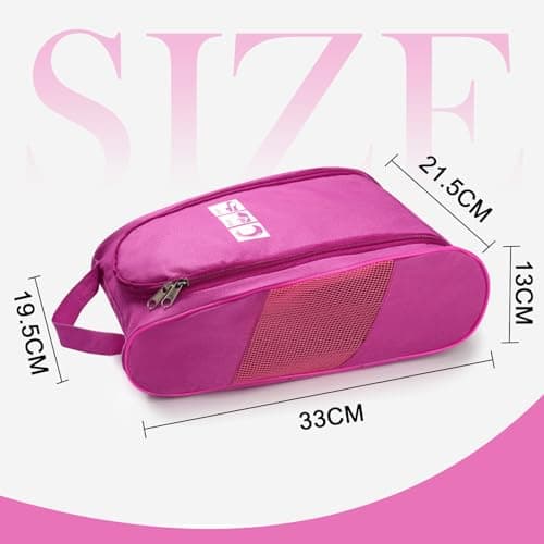 Portable Oxford Travel Shoe Tote Bag, Waterproof Shoe Packing Storage Gym Organizer — view 4