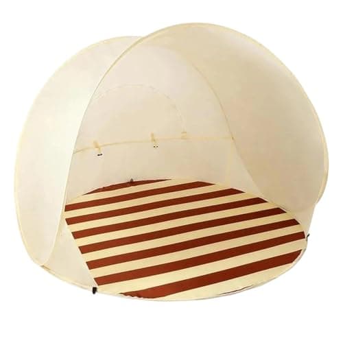 Pop-Up Beach Tent for 3-4 Person - Automatic Sun Shade Shelter Tent, Pop-Up Upf 50+ Uv Protection Sun Shelter Canopy with Mosquitonet, Portable Lightweight Uv Protection Beachtent (White) — view 6