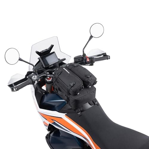 Oxford Nomad 2L Utility Pouch OL584 | Motorcycle Adventure Bike Lightweight Modular Luggage System, Black — view 6