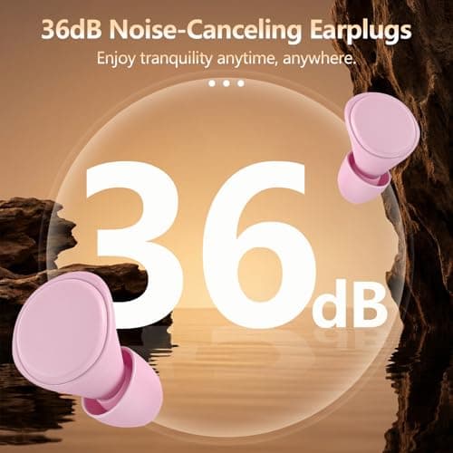 Ear Plugs for Sleep, 36dB Noise Canceling, Silicone Ear Plugs for Sleeping — view 2