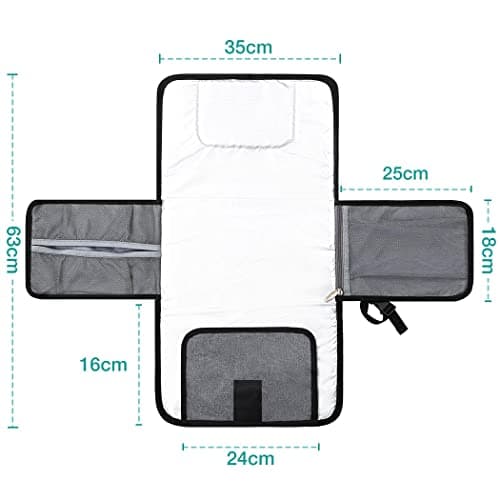 Lekebaby Portable Nappy Changing Mat Travel Baby Change Mat — view 4