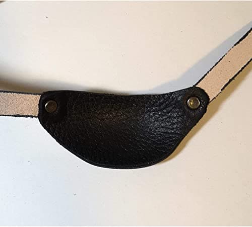 Vintage Single Eye Patch - Retro PU Leather Eye Mask - Fashion Novelty Eye Cover - Medieval Steampunk Retro Leather Mask - for Adults Halloween Cosplay Costume Accessories (right) — view 3