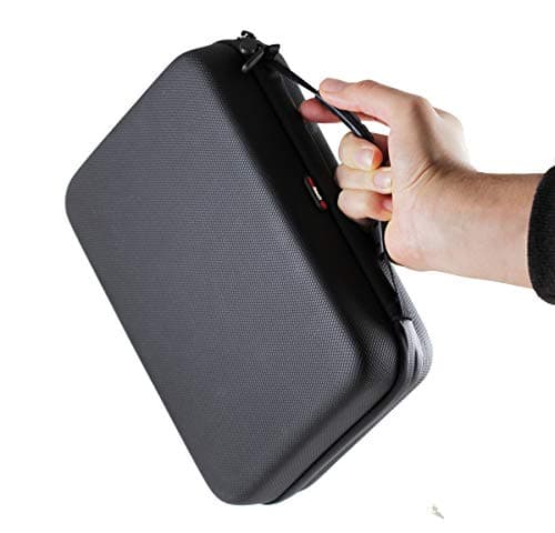 Navitech Black Rugged Headphone/Headphones Case Cover Compatible with the Audio-technica ATH-WP900 — view 3