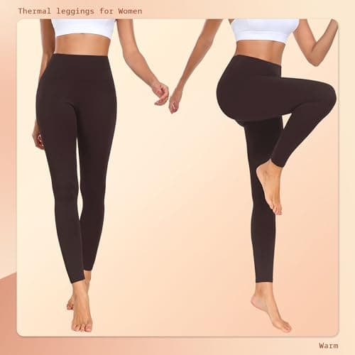 Thermal Leggings Women Fleece Lined Tights Yoga Pants Winter Warm Leggins — view 2