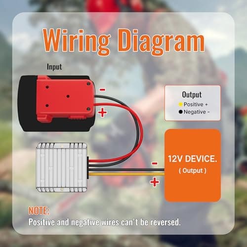 Joinfworld Adapter for Power Wheel for Milwaukee 18V to 12V — view 5