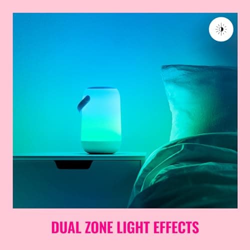 WiZ Mobile Colour Portable Smart LED Table Lamp [UK Plug] WiFi Smart Connected Lighting. App Control for Indoor Livingroom, Bedroom, Dining. — view 3