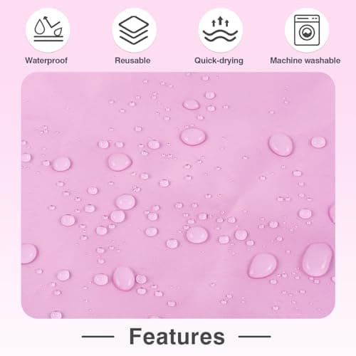 OTraki Wet Bags,2Pcs Waterproof Wet Dry Bag,30x36CM Wet Bags for Swimming Travel Laundry Bag,Swimsuit Bag with Handle,Nappy Bags with Zipper for Gym Swimsuit Workout Yoga Beach Pool(Pink & Purple) — view 3