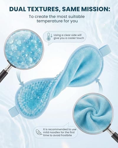 lulir 1 Pack Cooling Gel Eye Mask for Puffy Eyes,Migraine & Headache — view 2
