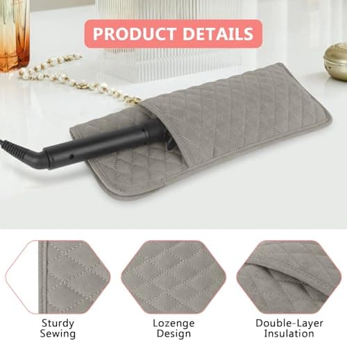 WRORUNER Heat Proof Hair Tools Organizer Cover Bag(13.8" x 5.5") — view 5