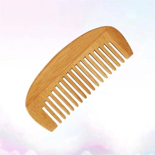 Bamboo Crescent Hair Comb Anti Static Portable 12 by 5.2cm — view 6