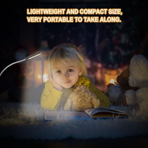 Mikikit 2pcs Portable Laptop Lamp 5 V Flexible USB Foldable Light — view 6
