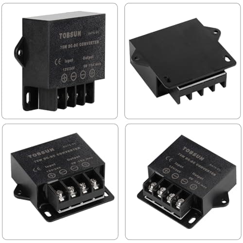 HOMELYLIFE DC 12V 24V to DC 5V 15A 75W Step Down Buck Converter Voltage Regulator Reducer Power Converter Mini Module Transformer — view 3