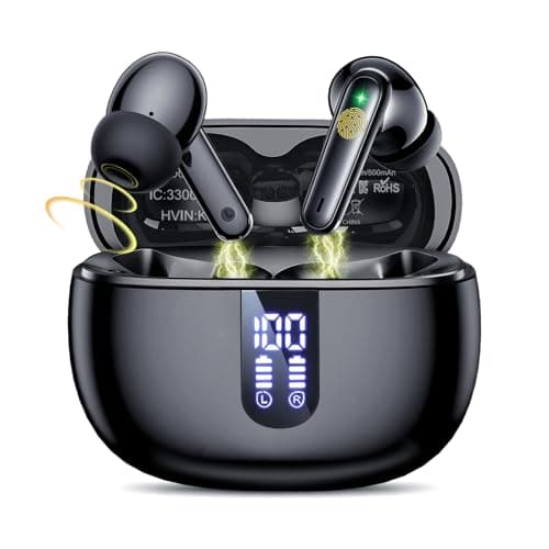 𝟏𝟎𝟎𝐇 Ear Buds, Bluetooth 6.0 Wireless Earbuds, Air Pro 3 4, 14.2mm Drvs