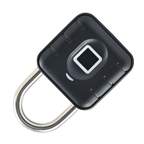 Chiyyak Rainproof Smart Biometric Fingerprint Lock Keyless Cabinet Door Lock, Durable Waterproof Small Lock for Handbags, Suitable for Multiple Fingers — view 2