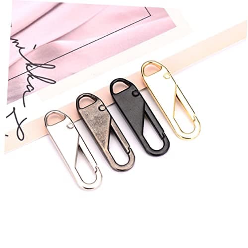 Anneome 9pcs Replacement Zipper Pulls Tabs Made of Sturdy Zinc Alloy, Removable Zipper Handles for Suitcases and Backpacks, Easy to Repair Clothes, Not Easy to Break or Deform — view 6