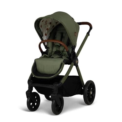 Cosatto Giggle 4 Travel System Everything Bundle | Pram, Pushchair, Carrycot & Tote, Infant Carrier Car Seat & Base | Birth-4 Years, i-Size Group 0 | Compact Fold, Footmuff, Bag, Raincover (Hoglet) — view 5