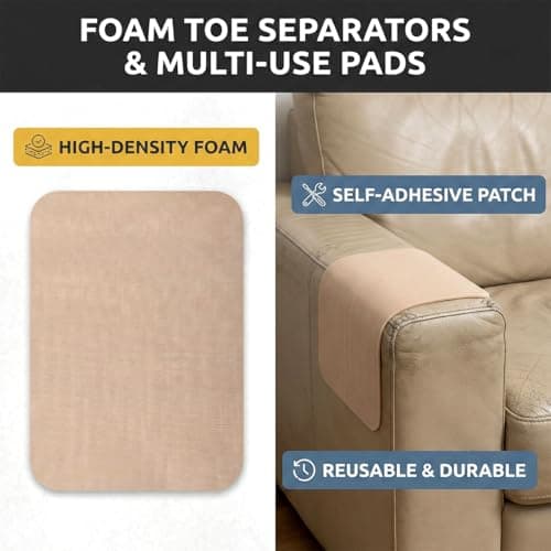 Lotsdonxia 2-Piece Beige Waterproof Self-Adhesive Linen Repair Patch Kit - Heavy-Duty Fabric Mending Strips for Sofas, Tents, Furniture, and Car Seats — view 5