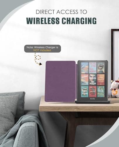 MoKo Case for 7" Kindle Paperwhite 12th Gen&Colorsoft 2024,Viola Intenso — view 4
