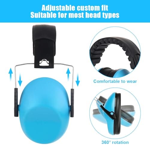JOAASU 6 Pack Kids Ear Defenders, Ear Defenders Children, 26dB SNR Noise Cancelling Headphones for Kids, Soft Childrens Ear Headphones Ear Muffs, for Boys, Girls, Toddlers, Child — view 3