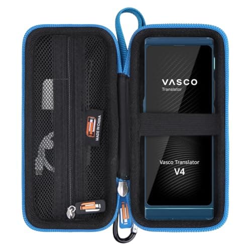 Hard EVA Carrying Case for Vasco V4/M3 Language Translator Device, Travel Organzier Case Cover Shockproof, Dustproof Storage Box (Case Only)