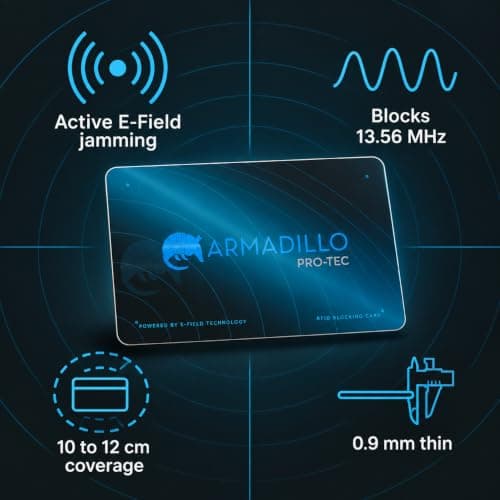RFID Blocking Card 2 Pack, Anti Theft Credit/Debit Card Wallet Protector — view 2