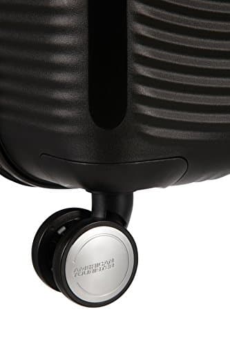 American Tourister Soundbox - Hard Shell Suitcase 77 cm Large - Trolley Suitcase with 4 Wheels, TSA Lock, Expandable & Light - 97/110 L - Black (Bass Black) — view 6