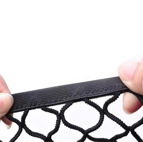 Car Dog Guard Pet Barrier Dog Car Net Barrier with Auto Safety Mesh Organizer Stretchable Storage Bag Universal for Cars, SUVs,3 Layer Pet Dogs Car Driving Accessories Safety Travel — view 3