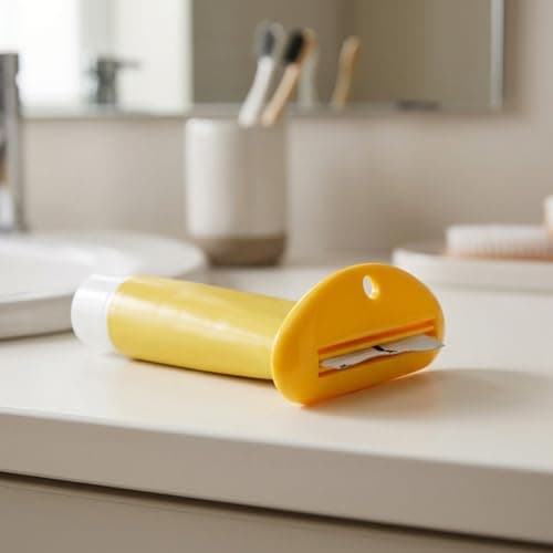 ZZHLYQ 4 PCS Toothpaste Squeezer, Travel Toothpaste Refill Adapter, Refillable Toothpaste Tube, Toothpaste Refill Adapter, Set of Four Manual Press Devices in Blue, White, Red, Pink — view 6