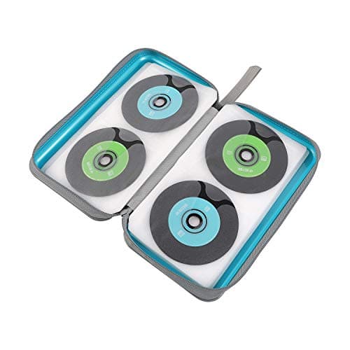 alavisxf xx CD Case, 96 Capacity Hard Plastic Protective Disc Storage Bag — view 3