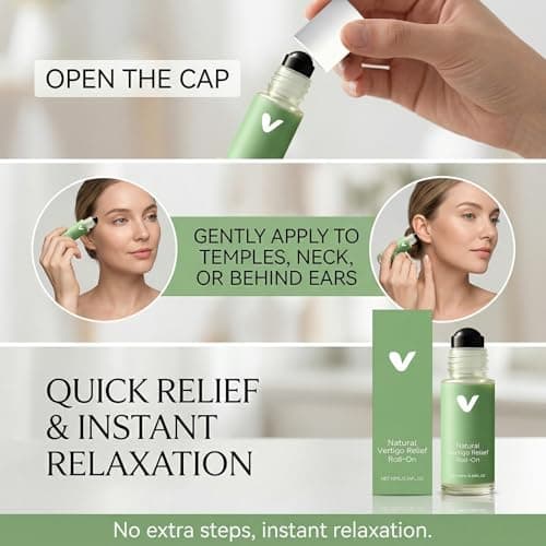 Steady Ear Roll On Oil, Natural Ingredients, Roll On Vertigo Relief, Anti-Dizzy Roll-On, Fast-Acting Combat Travel Sickness, for Relaxation and Daily Comfort, for Men and Women — view 5